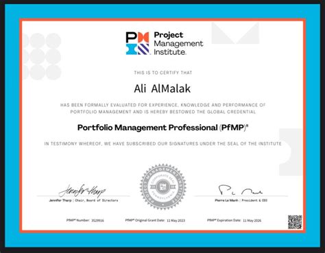 Ali M Almalak Pfmp Pmp Mim On Linkedin Happy To Announce That