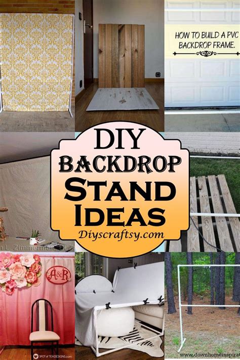 DIY Backdrop Stand Ideas 1 Diy Photo Backdrop Diy Backdrop Stand