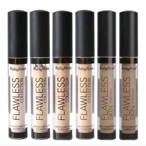 Compartilhar Corretivo Líquido Naked BEGE NUDE CHOCOLATE Ruby Rose HB Shopee Brasil