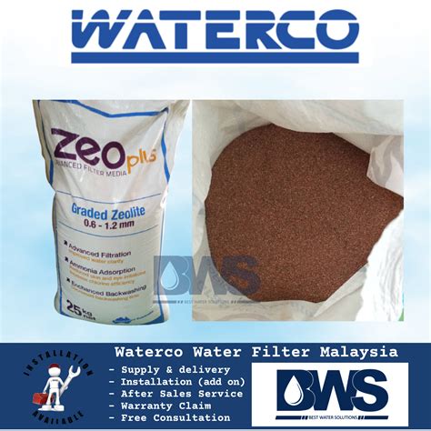 Waterco Zeoplus Zeolite Sand For Home Outdoor Water Filtration System