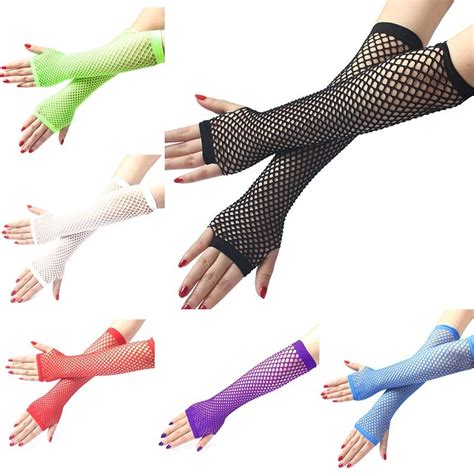 Neon Babe Fishnet Gloves Sissy Dream