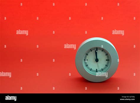 clock showing   minutes  midnight  running   time