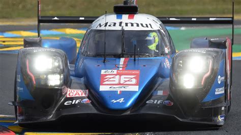 H Du Mans Alpine Surprend Les Toyota Lors Des Essais Libres