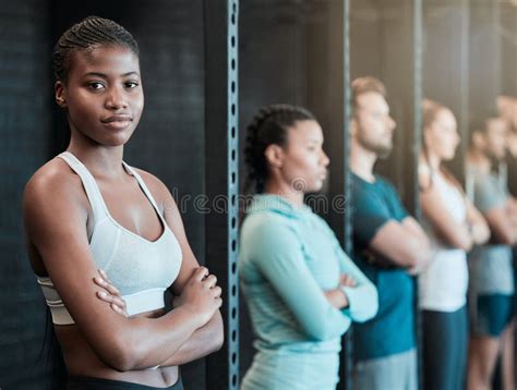 Black Woman, Confident and Portrait for Workout, Sport or Exercise with Health, Wellness or ...