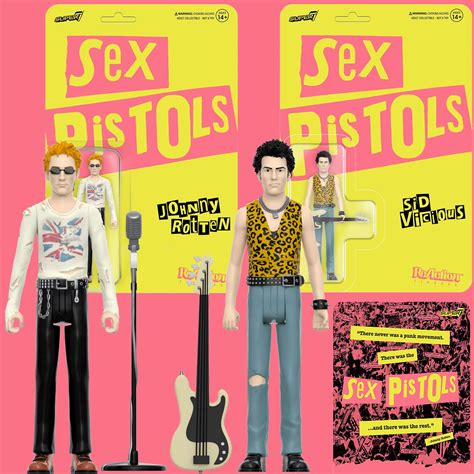 Sex Pistols ReAction Punk Rock Action Figures Blog De Brinquedo