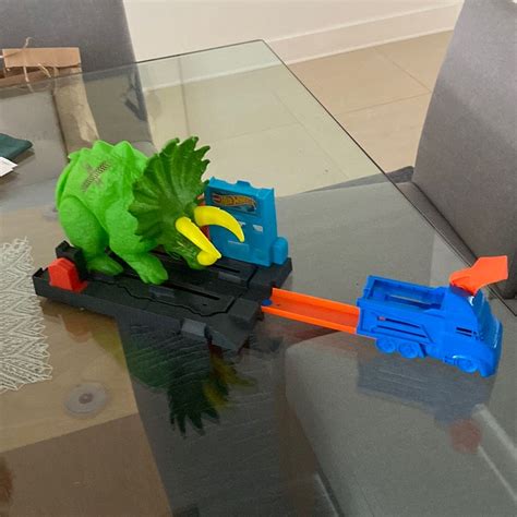 Hot Wheels Pista Ataque Triceratops Brinquedo Hot Wheels Usado 79232913 Enjoei