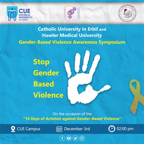 Gender Based Violence Awareness Symposium Catholic University In Erbil