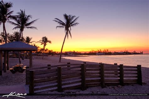 Boardwalk at Beach Sunset Sombrero Beach Marathon Florida Keys | HDR ...