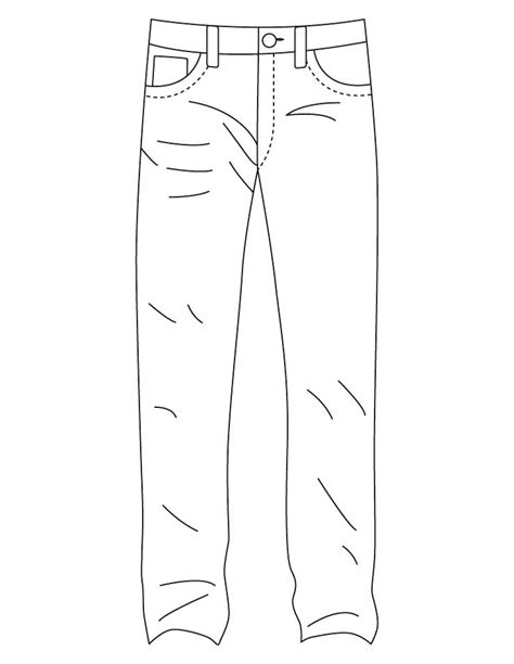 Pants Coloring Page At Free Printable Colorings