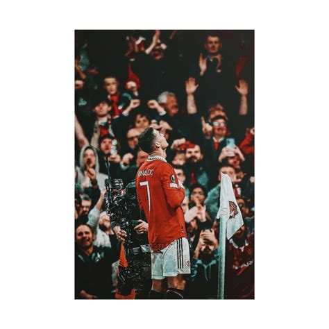 cristiano ronaldo aura celebration posters football soccer wall art