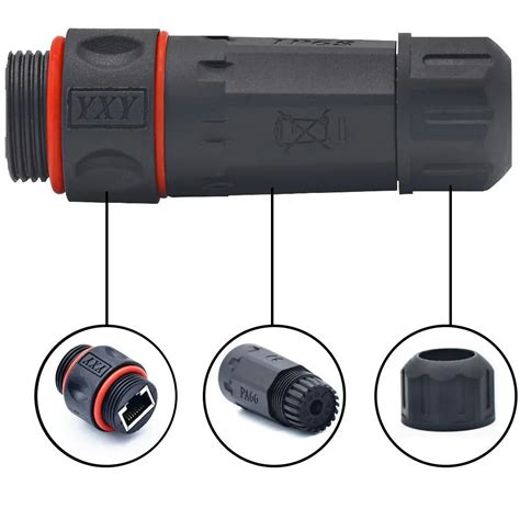 Водонепроницаемый RJ45 Ethernet сетевой кабель разъем провода ...