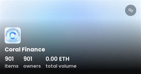 coral finance collection opensea