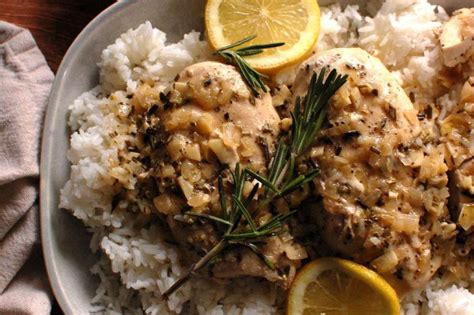 Poached Chicken Recipe With Lemon Herbs Unpeeled Journal