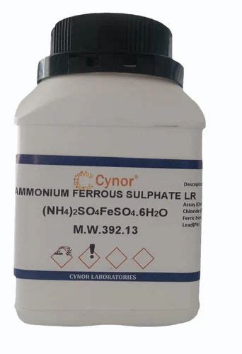 Ammonium Ferrous Sulphate Hexahydrate Lr Diammonium Iron Ii Sulphate Lr 500 Gm At ₹ 2290 Kg