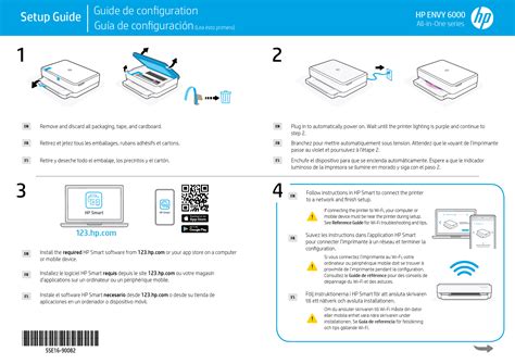 Hp Envy 6055 All In One Printer Installation Manual Office Products
