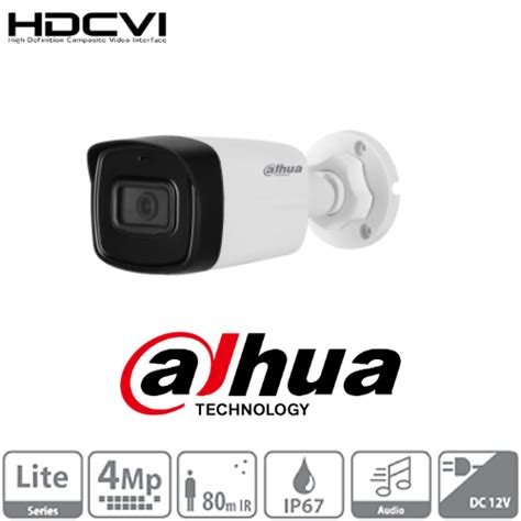 Camera De Supraveghere Video 4MP Dahua DH HAC HFW1400TLP IR 80m