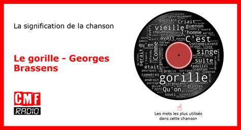 Histoire De La Chanson Le Gorille Georges Brassens