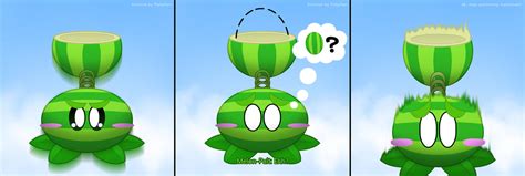 Pvz Art Melon Pult Short By Invinciblelollipop On Deviantart