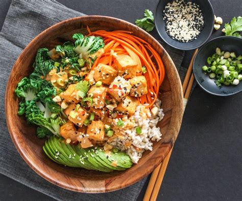 Peanut Tofu Buddha Bowl Health Meal Prep Ideas