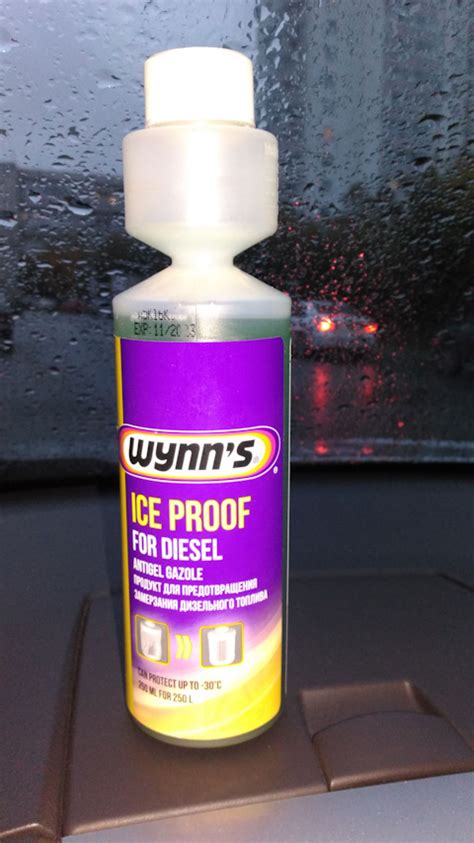 W22710 Присадка Ice Proof for Diesel 12x250ml WYNNS | Запчасти на DRIVE2