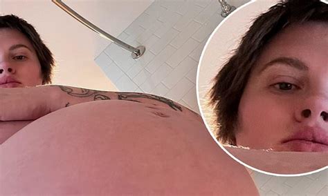 Pregnant Ireland Baldwin Displays Her Burgeoning Baby Bump With Nude