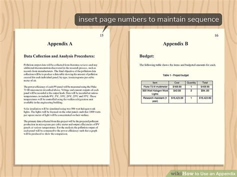 How To Properly Use An Appendix Wikihow