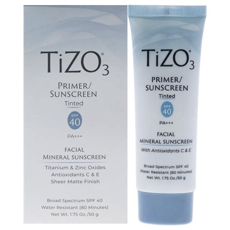 Tizo3 Facial Mineral Sunscreen SPF 40 by Tizo for Unisex - 1.75 oz ...
