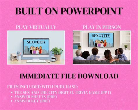 SEX THE CITY Digital Trivia Game Grab A Cosmo And Test Your Knowledge On The Fabulous Show 6