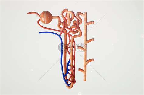 三维简约肾单位模型图片素材 正版创意图片402134847 摄图网