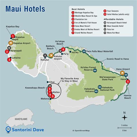 Best Beaches On Maui Map