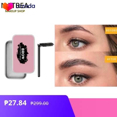 Natbea Eyebrow Soap Wax With Brush Fluffy Eyebrows Gel Eyebrow Styling