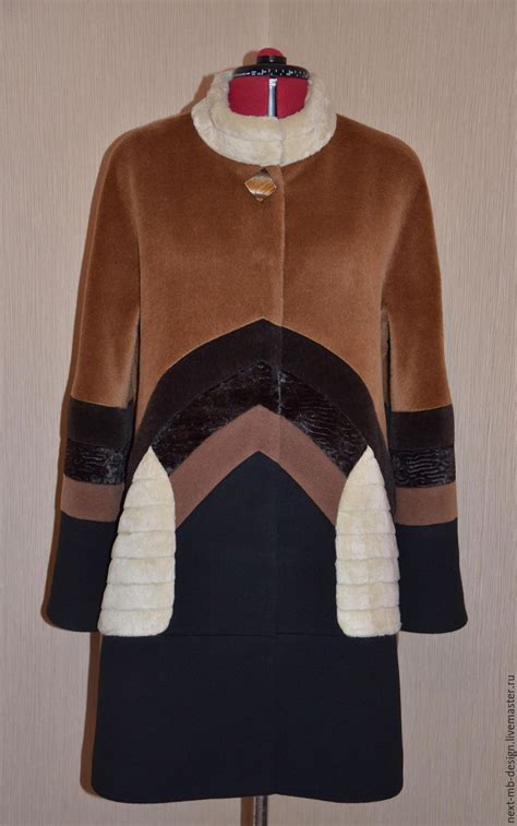 Пальто комбинированное силуэта трапеция. в интернет-магазине на Ярмарке ...