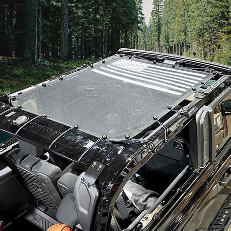 Amazon Jhd Togo Sunshade Top Cover For Ford Bronco Door Bikini Mesh Sun Shade Soft And