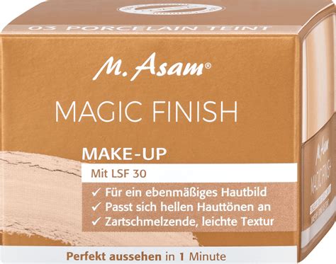 M Asam Magic Finish Make Up Mousse Lsf Nr Porcelain Teint