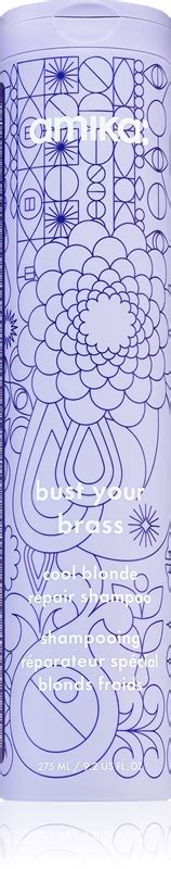 Amika Bust Your Brass Cool Blonde Purple Toning Shampoo For Blonde And Grey Hair Notino Ie