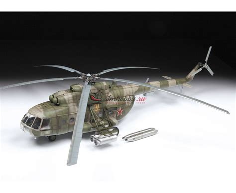 Советский многоцелевой вертолет Ми-8МТ масштаб 1:48 ZV4828