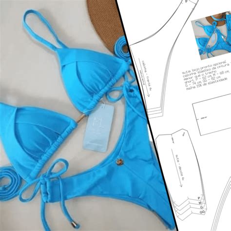 Molde Lingerie Isabela PP Ao XG GM MOLDES