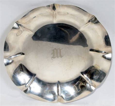 Reed And Barton Salem Sterling Plate 1947