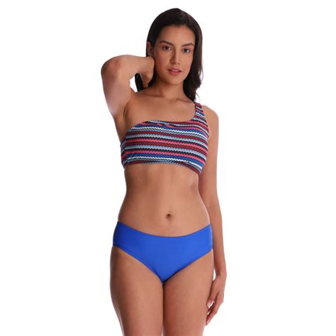Bikini Red Sky Mujer Dise O Ondas De Colores Delsol