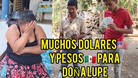 Doña Lupe Nunca Imagino Que Todoo Este Dinero Venia Dentro Del Brasier