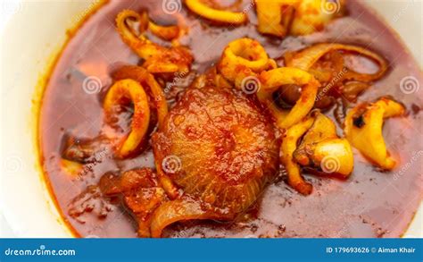 Malaysian Sambal Udang Prawn Sauce Royalty Free Stock Photo
