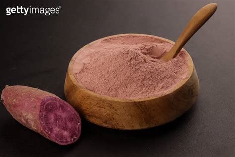 Tepung Ubi Ungu Or Purple Sweet Potato Powder With Raw Purple Sweet