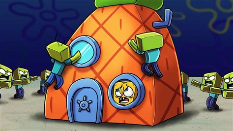 Minecraft Spongebob Squarepants Vs ZOMBIES Bikini Bottom In