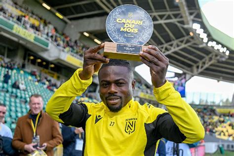 Moses Simon Lu Meilleur Joueur Du Mois Au Fc Nantes Africafoot