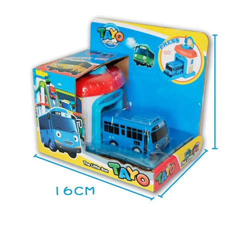 1 шт. Детские Игрушечные Машинки Корейский мультфильм Tayo маленький ...