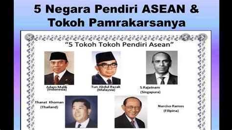10 Tokoh Pendiri Asean 5 Tokoh Pendiri Asean Foto Beserta Asalnya Images