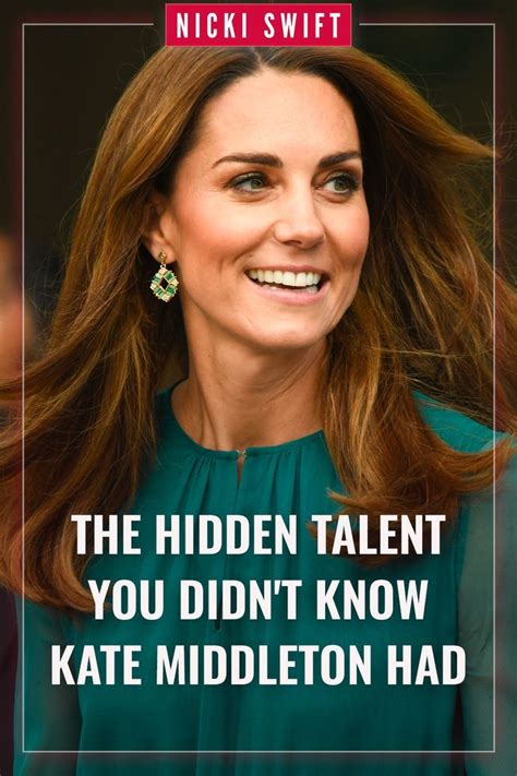 The Hidden Talent You Didn't Know Kate Middleton Had - Nicki Swift ...