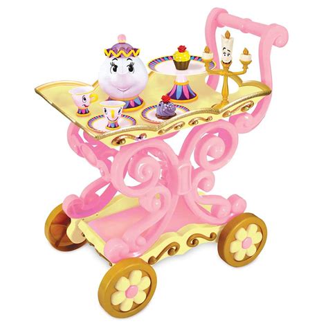 Buy Disney Beauty And The Beast Be Our Guest Singing Tea Cart Play