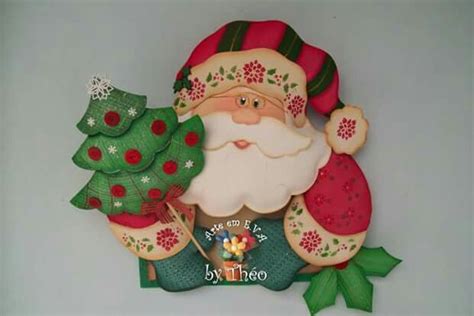 Pin De Rosa Edith Veliz Uribe Em Muñecos Navideños De Tela Artesanato De Decoração De Natal