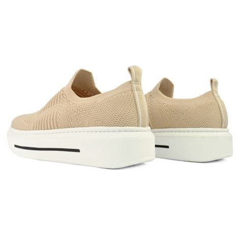 Tênis Knit Alto Amanda Ayello Nude Marina Calçados